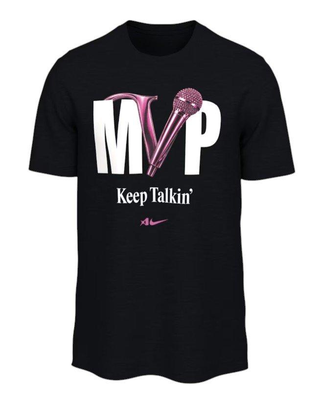 Nike Women's A'Ja MVP Tee - BLACK